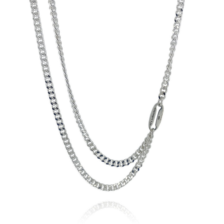 FINE LONG CHAIN NECKLACE DOUBLE