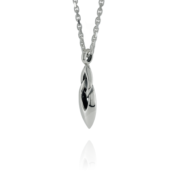 SHARP DOUBLE  RING PENDANT L