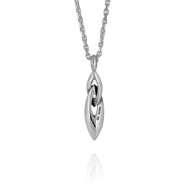 SHARP DOUBLE  RING PENDANT L