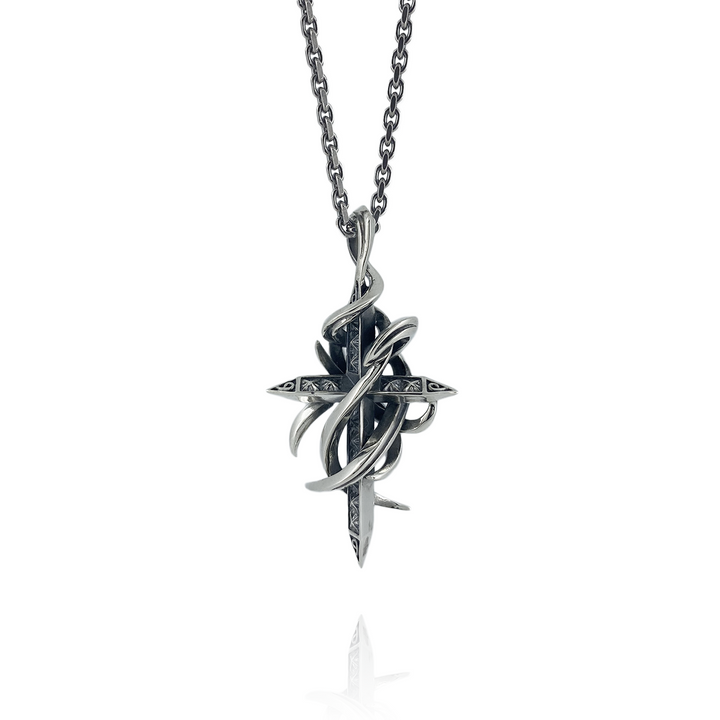 TRIPLE X EDITION TENTACLES CROSS PENDANT