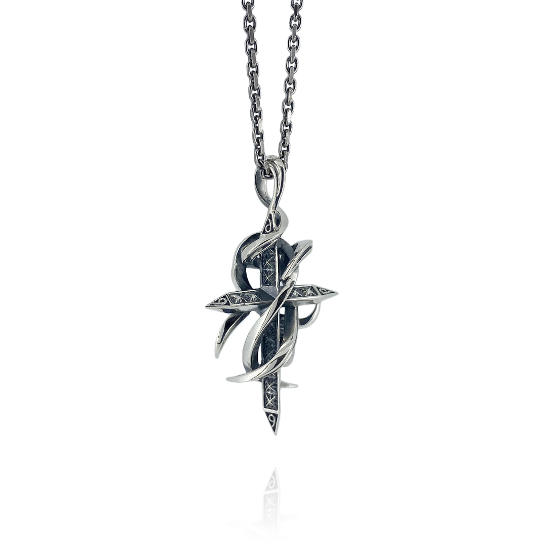 TRIPLE X EDITION TENTACLES CROSS PENDANT