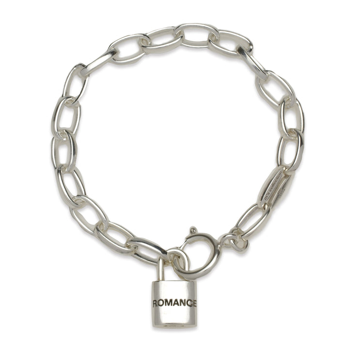 OFF THE WALL ROMANCE PADLOCK CHAIN BRACELET