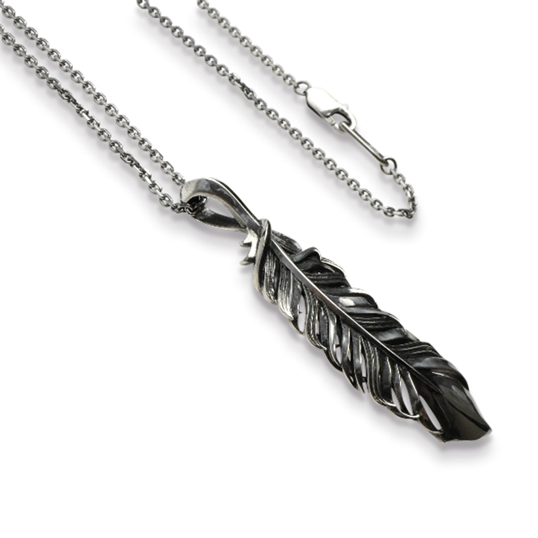 INTELLECTUAL FEATHER PENDANT L