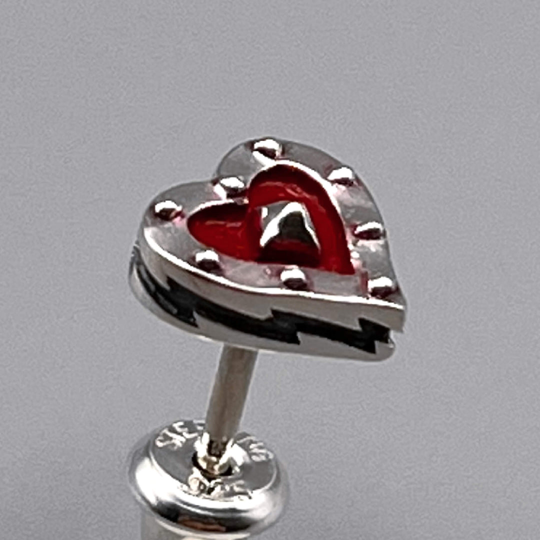 PLAYING CARDS HEART PIERCE(片耳用)