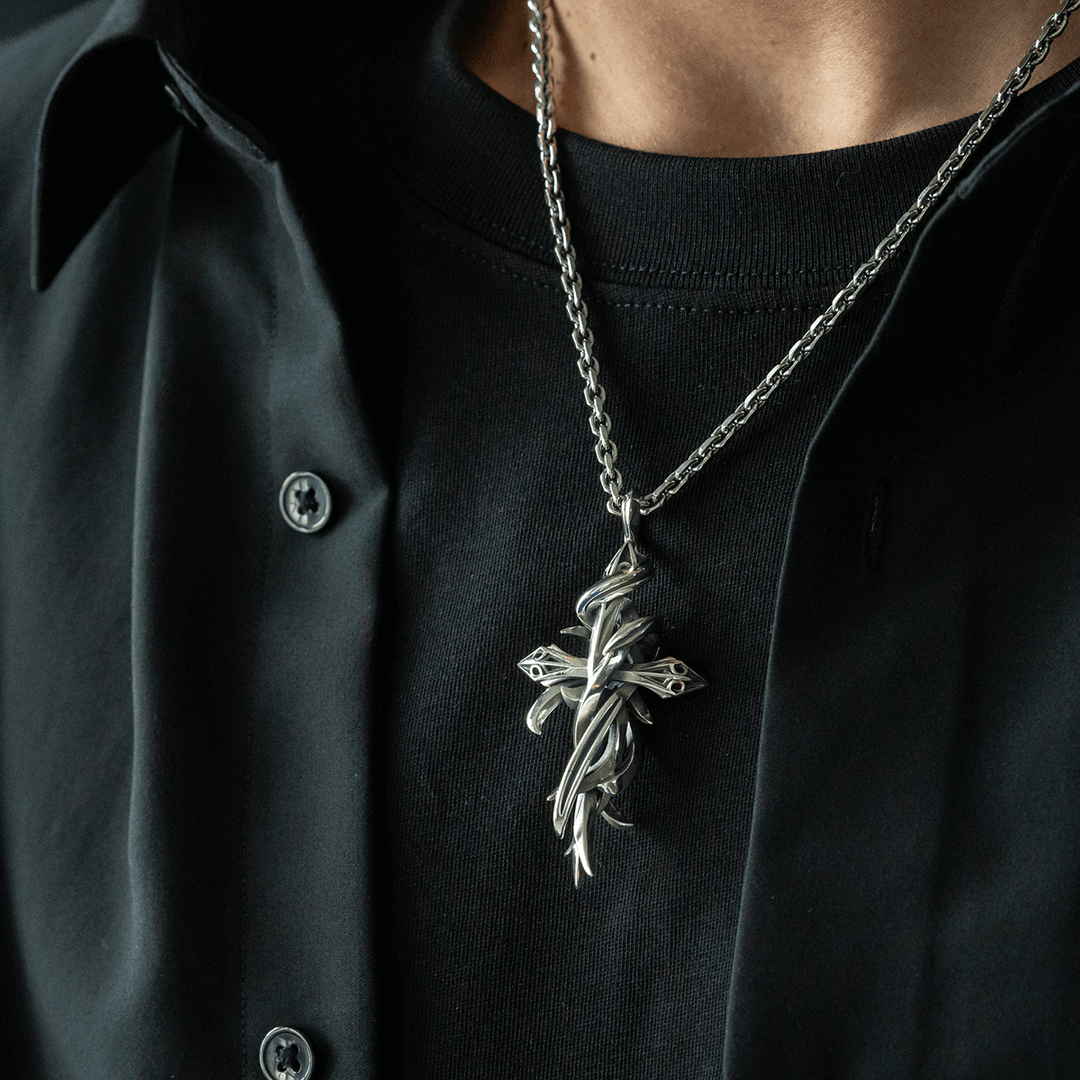 TENTACLES CROSS PENDANT L