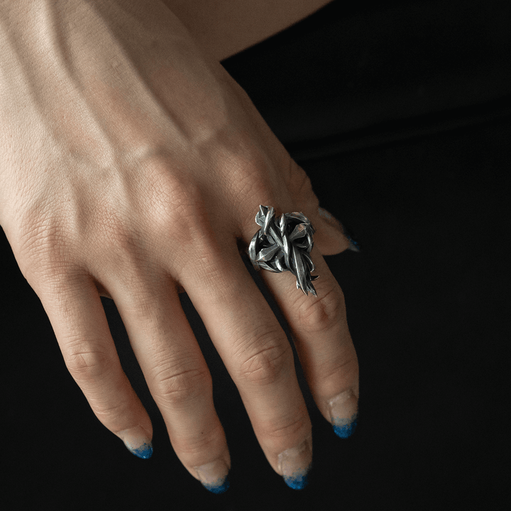 TENTACLES CROSS FREE RING M