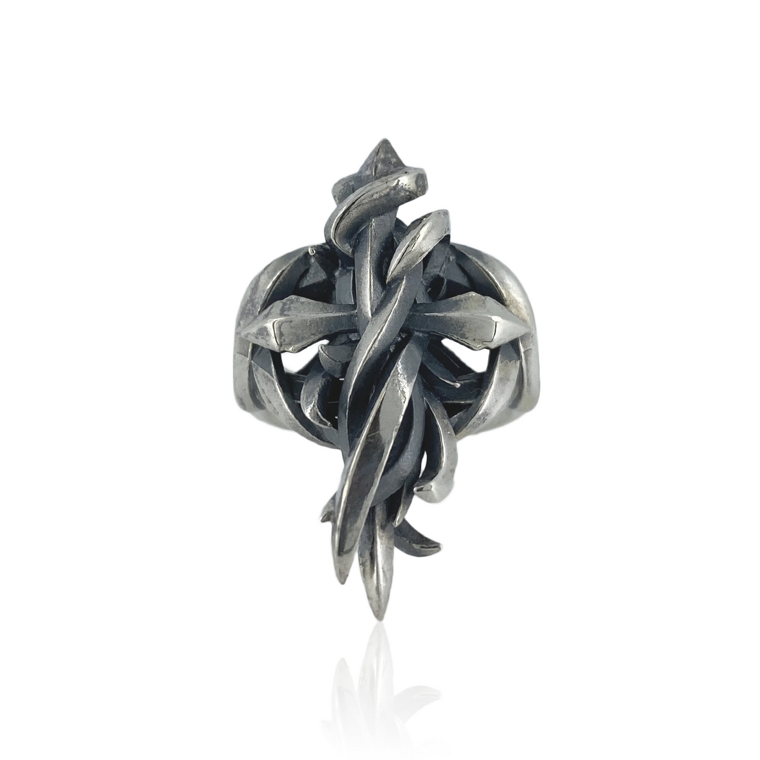 TENTACLES CROSS FREE RING M