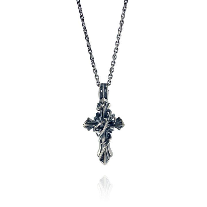 THORN CROSS PENDANT M