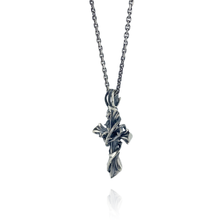 THORN CROSS PENDANT M