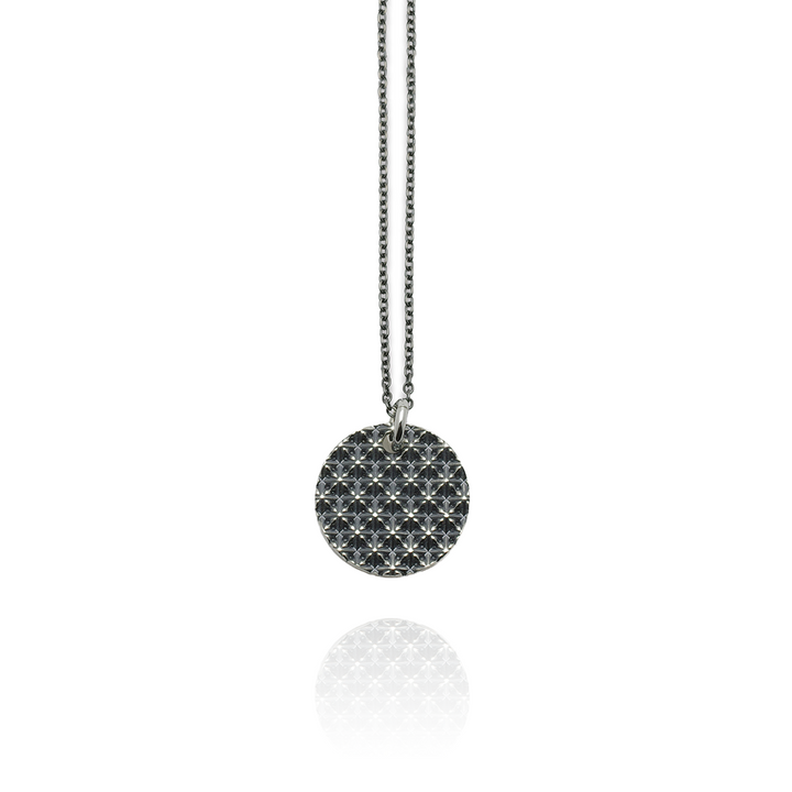 TRIPLE X STUDS COIN PENDANT