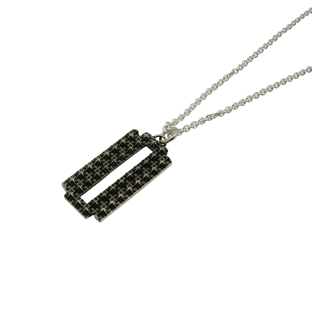 TRIPLE X STUDS RAZOR PENDANT