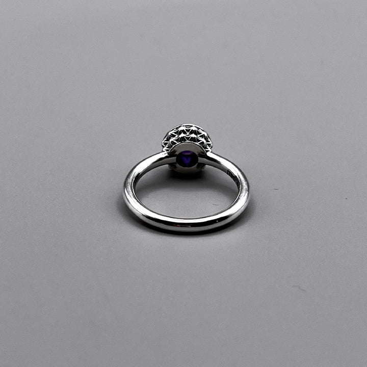 TRIPLE X STUDS SOLITAIRE BIRTHDAY 5mm STONE RING