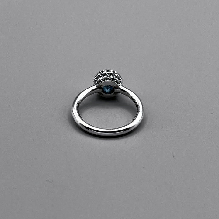 TRIPLE X STUDS SOLITAIRE BIRTHDAY 5mm STONE RING