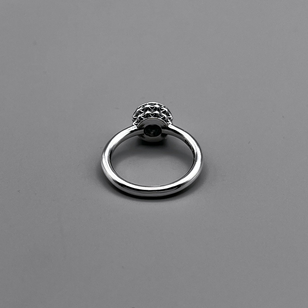 TRIPLE X STUDS SOLITAIRE BIRTHDAY 5mm STONE RING