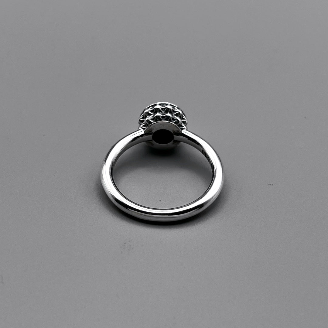 TRIPLE X STUDS SOLITAIRE BIRTHDAY 5mm STONE RING